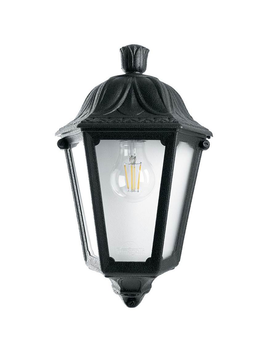 Светильник Fumagalli IESSE, чёрный, прозрачный, E27