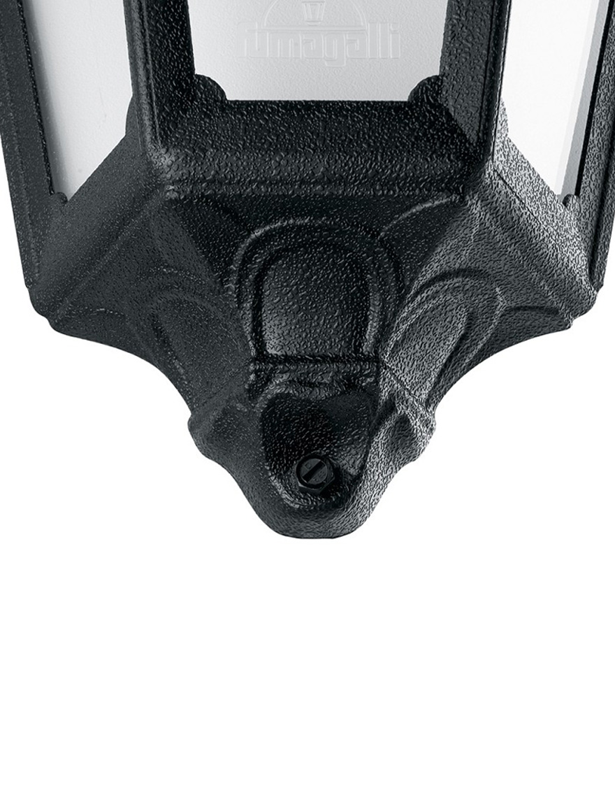 Светильник Fumagalli IESSE, чёрный, прозрачный, E27