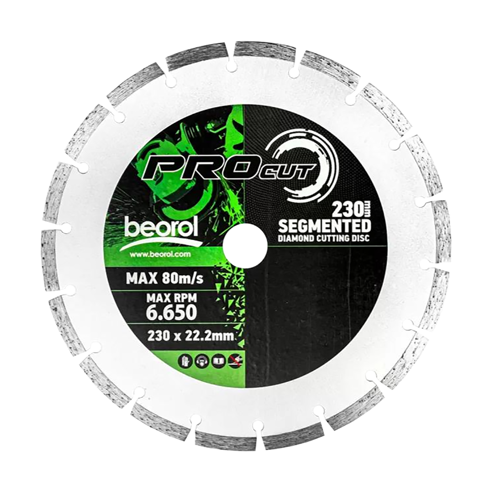 Disc diamantat segmentat  230mm Beorol