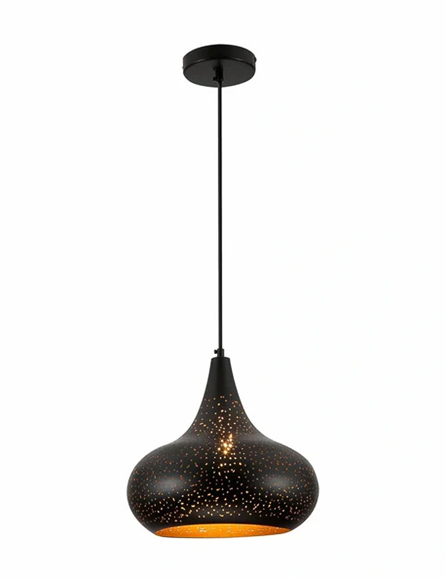 SuspensieJH-29 30x31cm, E27/1, Metal, Black+Gold Luminaled