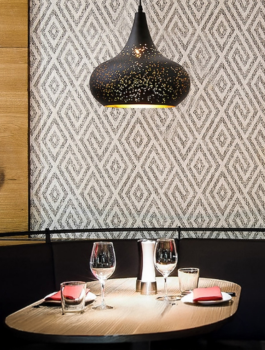 SuspensieJH-29 30x31cm, E27/1, Metal, Black+Gold Luminaled