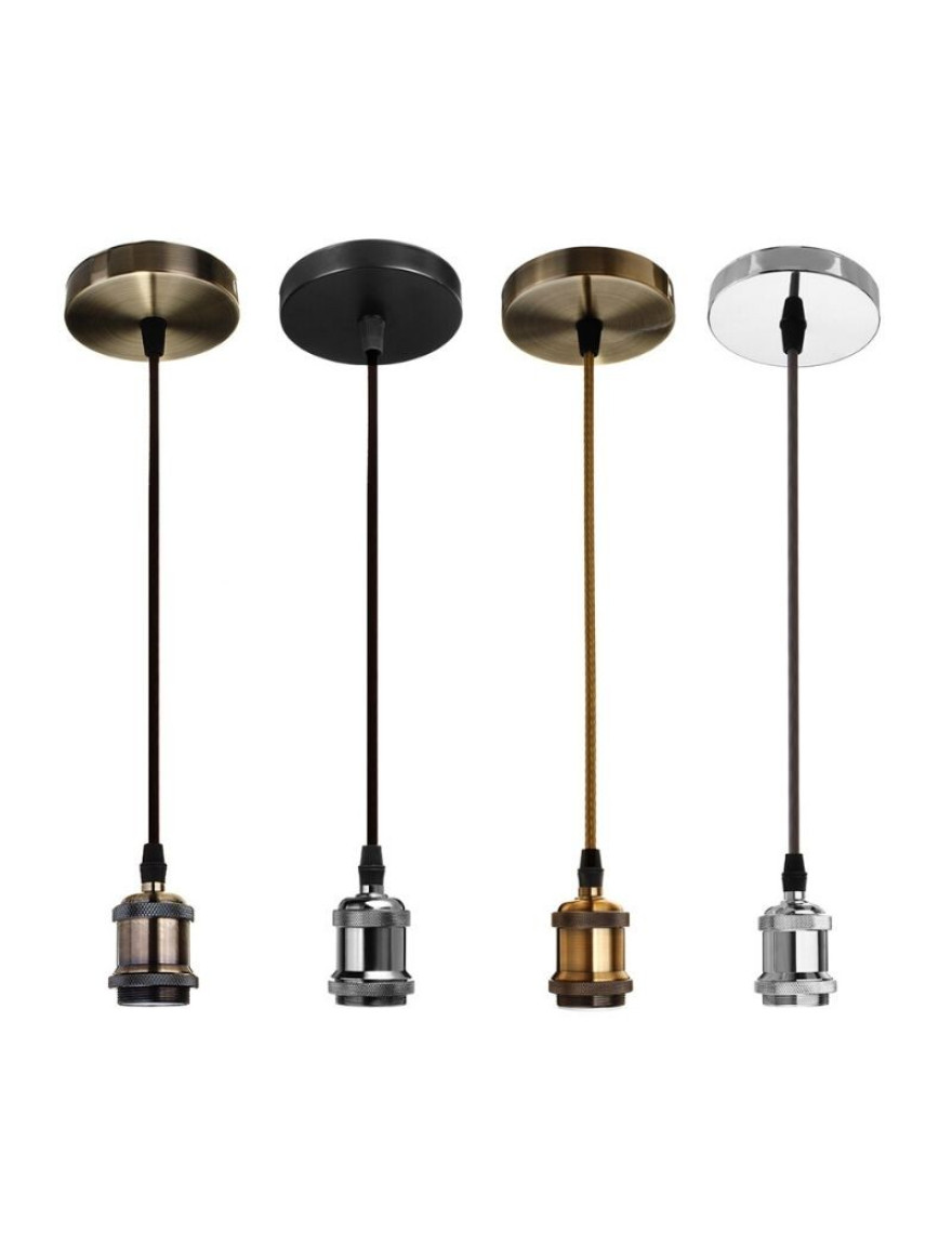 SuspensieJH-140 4.7x6.6x1m, E27/1, Metal+ PVC Wire, Antique