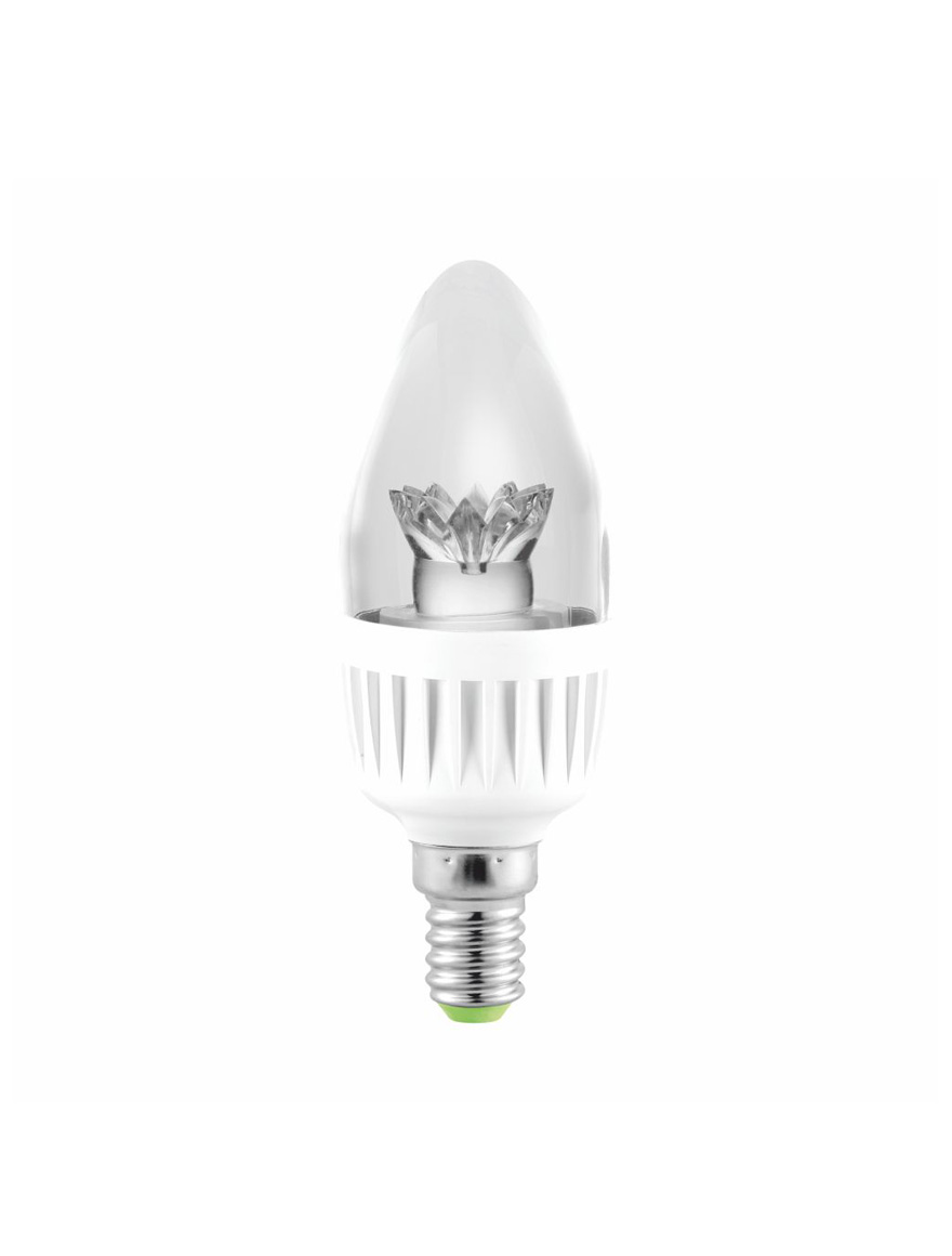 * Bec LED PRO C37 Clear 5W E14 3000K Lumineco
