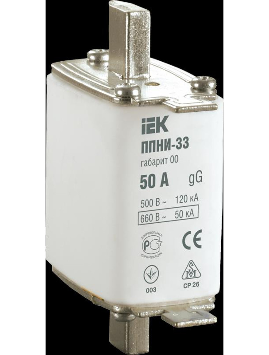 Cartuș fuzibil PPNI-33, mărime 00, 50А IEK