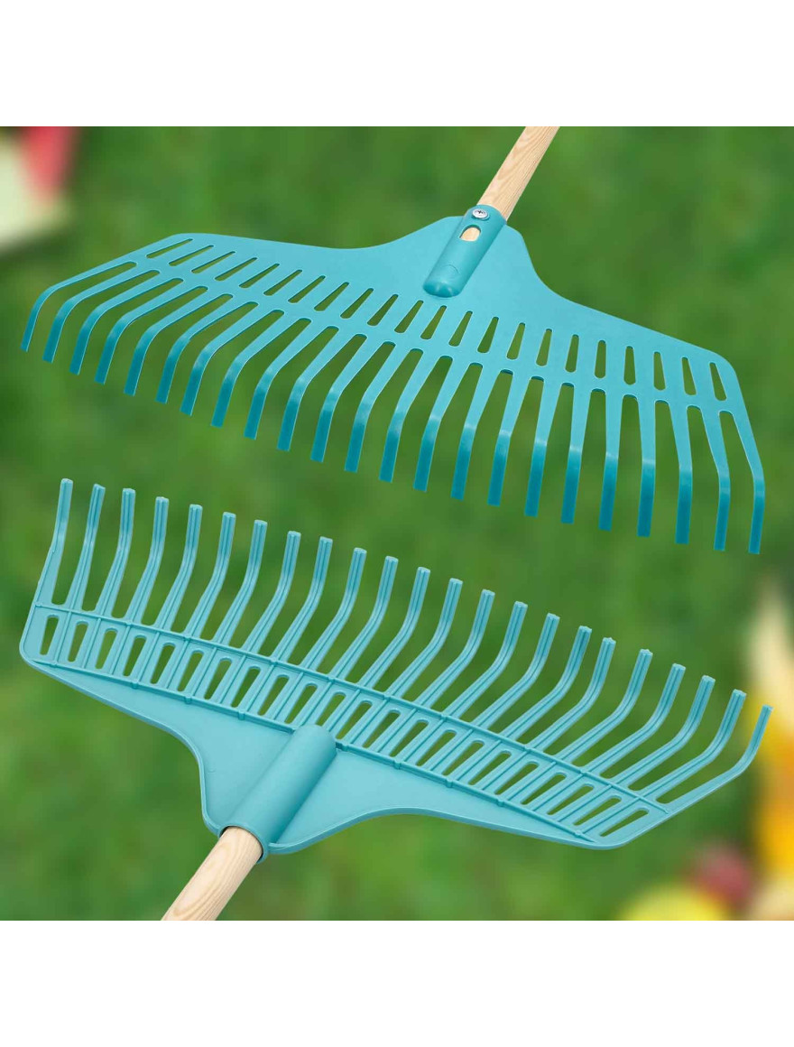 * Greblă 23 dinți EP-23X plastic  + coadă lemn