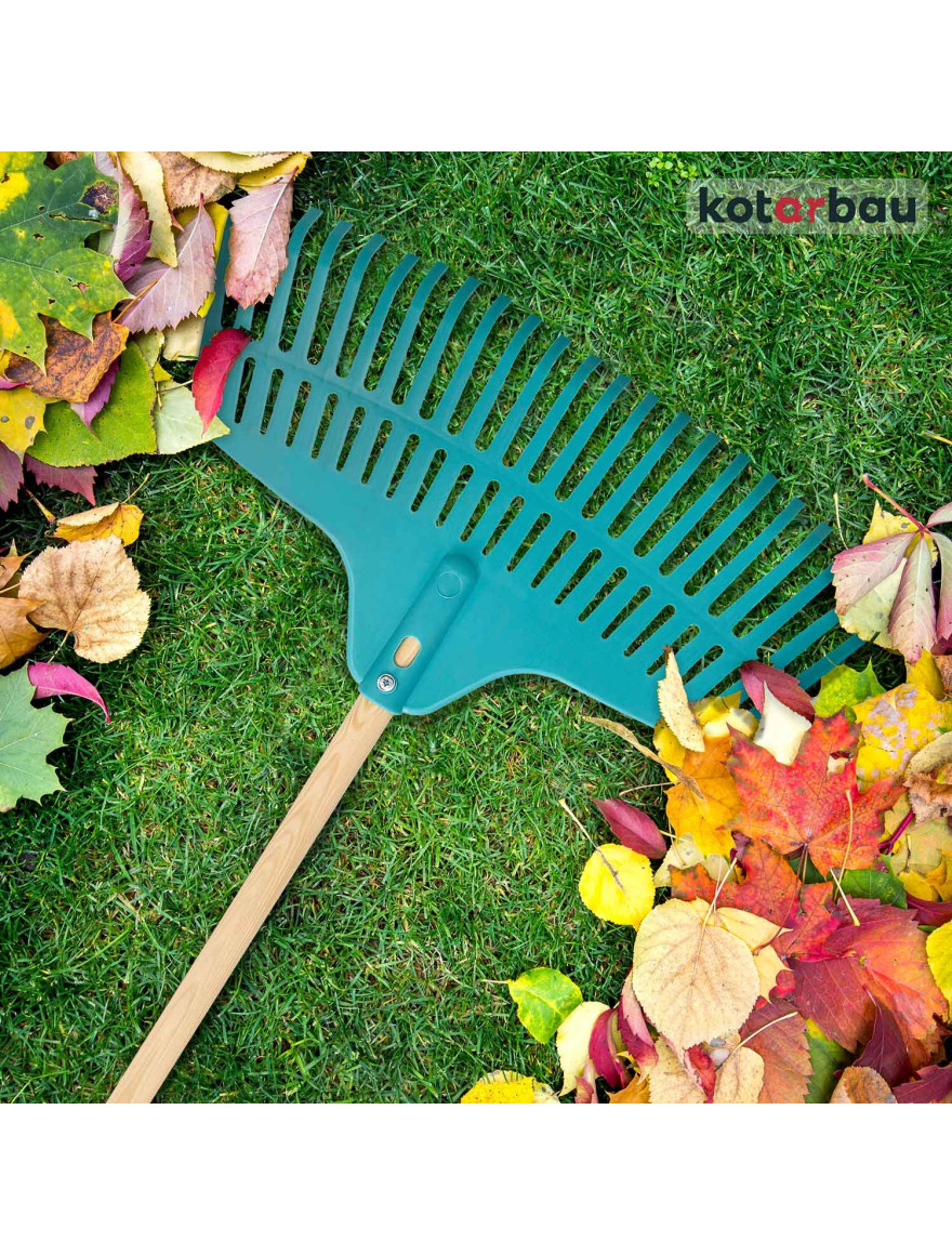 * Greblă 23 dinți EP-23X plastic  + coadă lemn