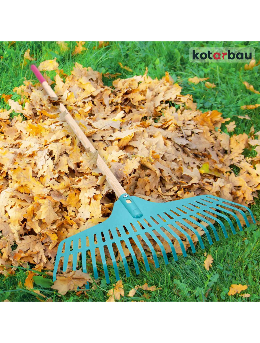 * Greblă 23 dinți EP-23X plastic  + coadă lemn