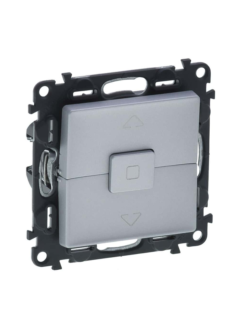 Buton jaluzele 6A 250V  (Valena Life aluminiu)