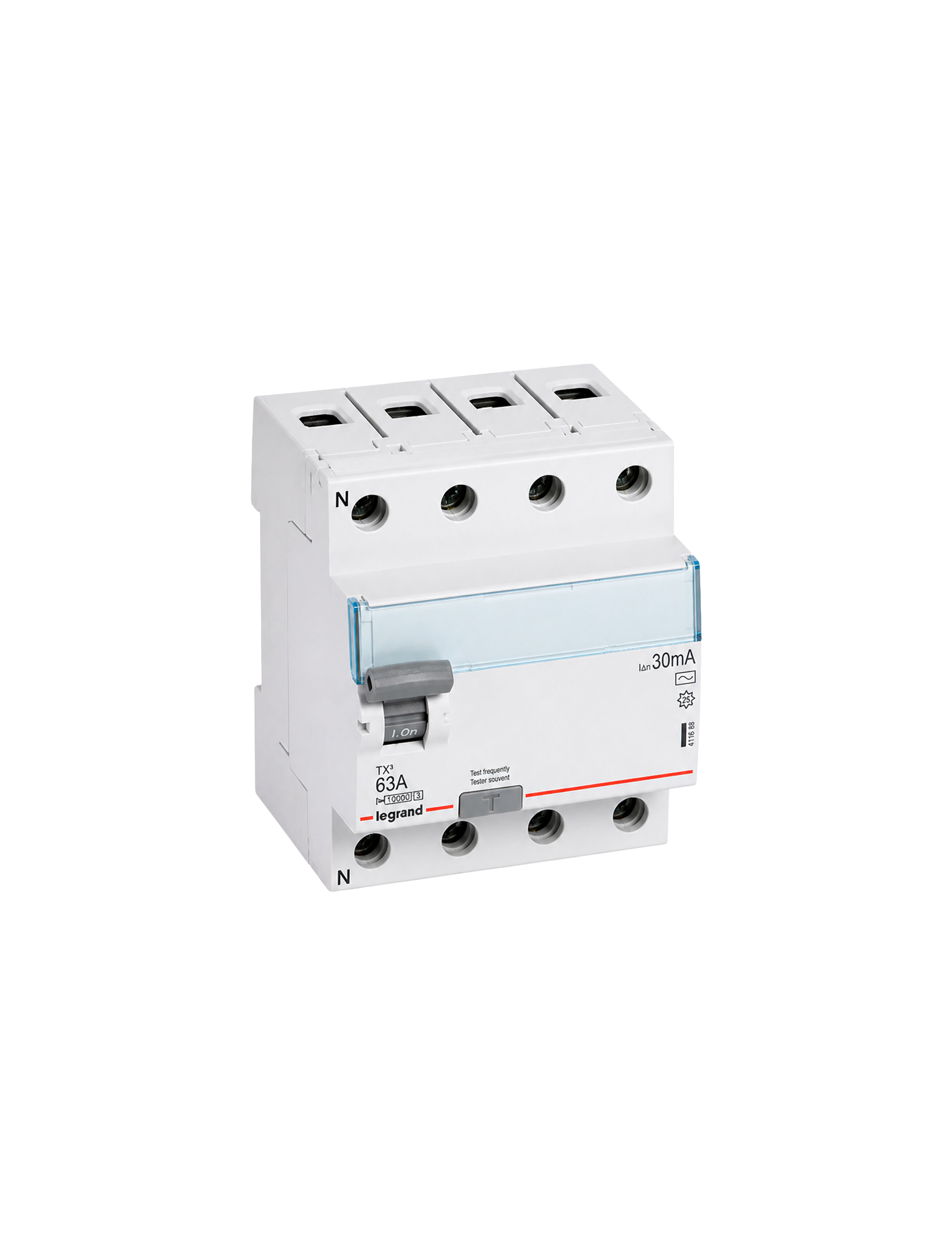 УЗО 4P 63A-30mA TX3