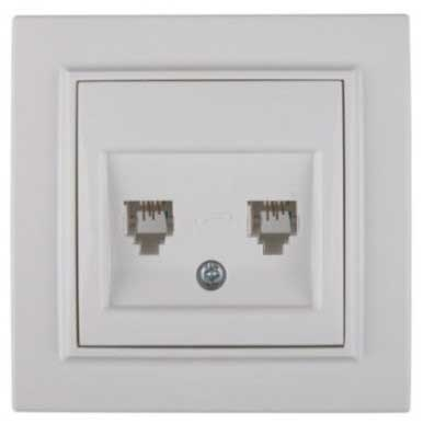 * Priză dublă TF (telefon) EH-2883 ENZO