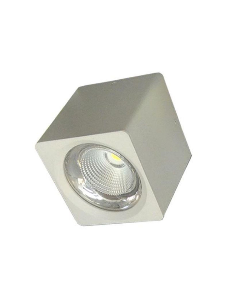 * Spot aparent spiral DL205 LED 20W 1400LM 4000K 230V 130x130x135MM alb ELMOS