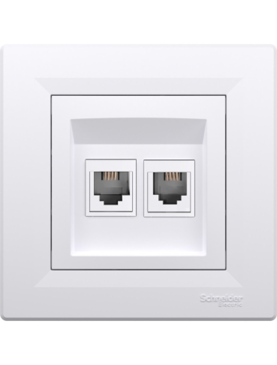 Priză Inter. 2 x RJ11 TF Asfora