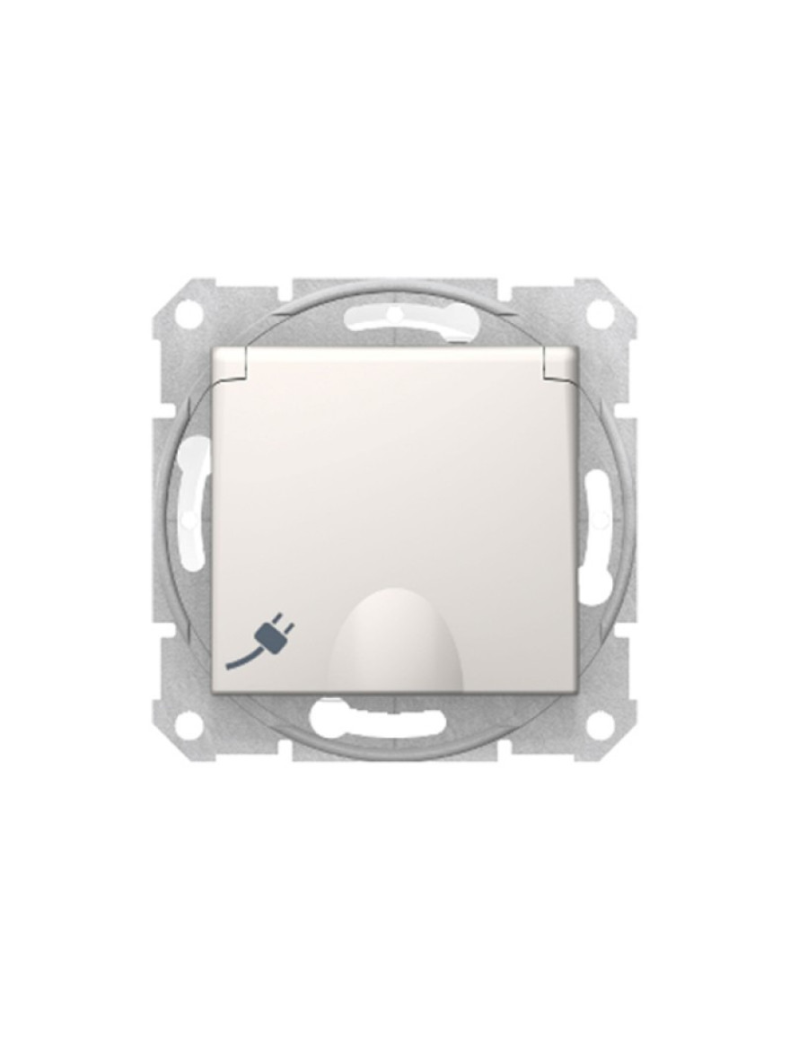 * Priză Inter. decor Ieșire cablu 25A 250V SEDNA crem