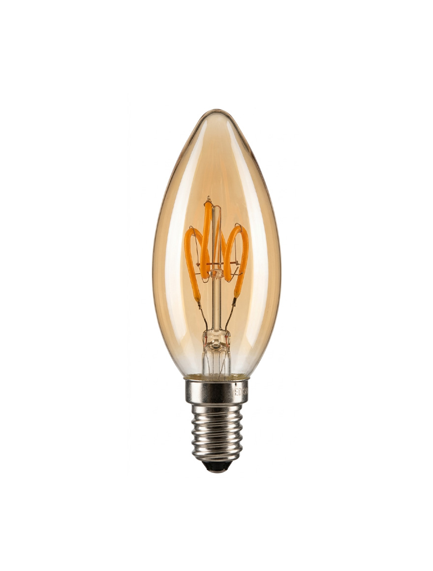 Светодиодная лампа (LED) Filament C35T-4W-R E27 2700K