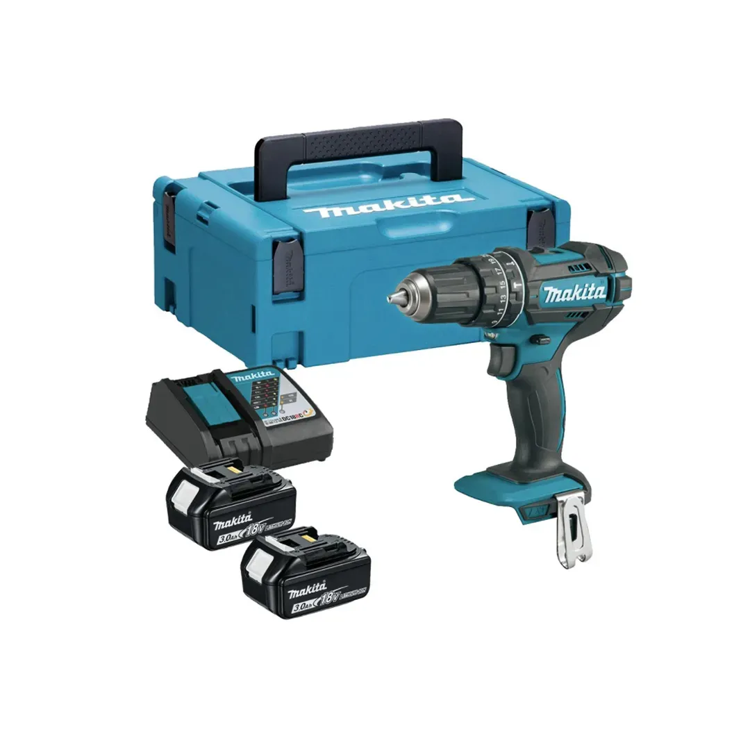 * Mașină de găurit/înșurubat cu percuție 18V 3Ah LI-ION MAKITA