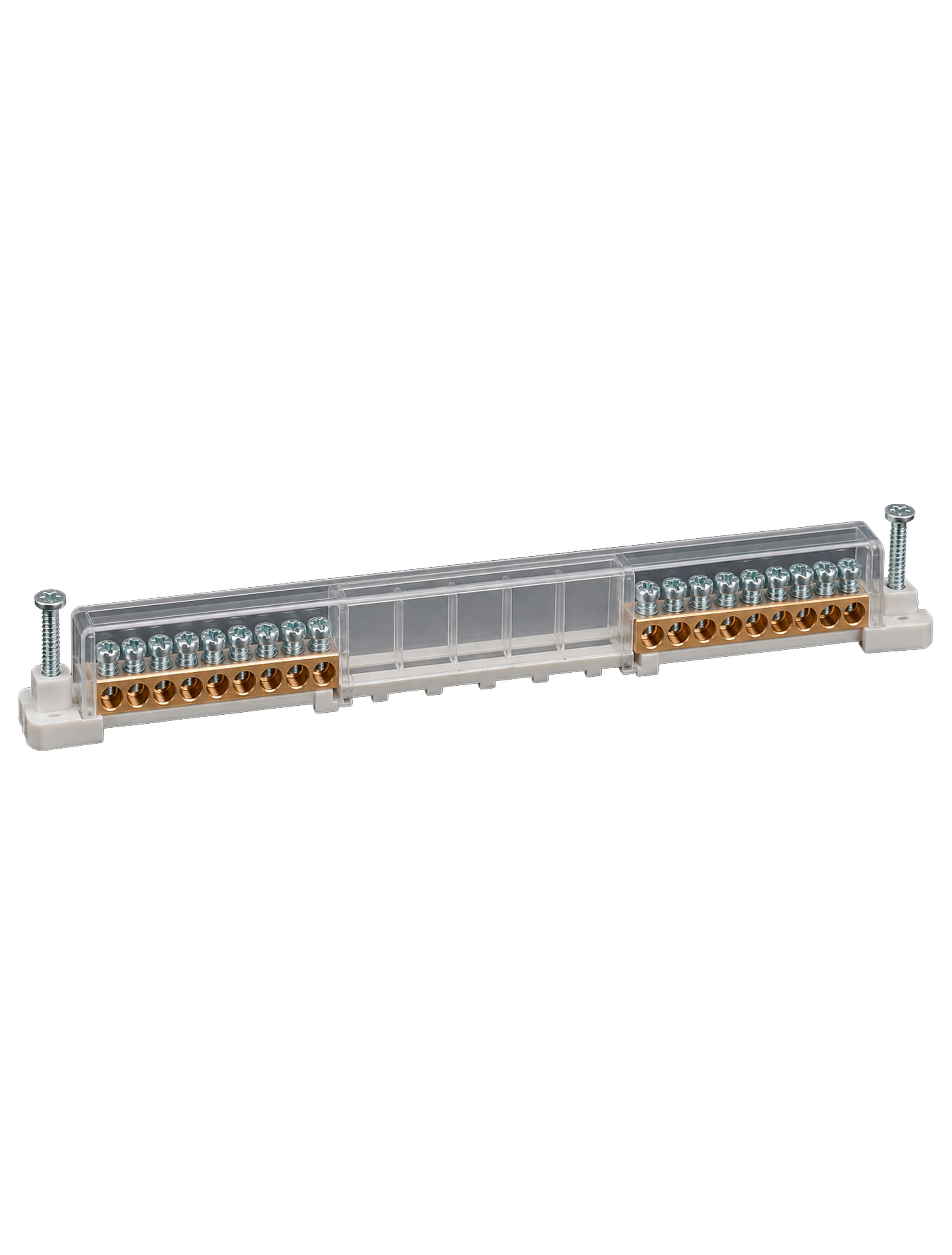 Șină cu cleme PE  1x30 p/t panou Nedbox,  LR