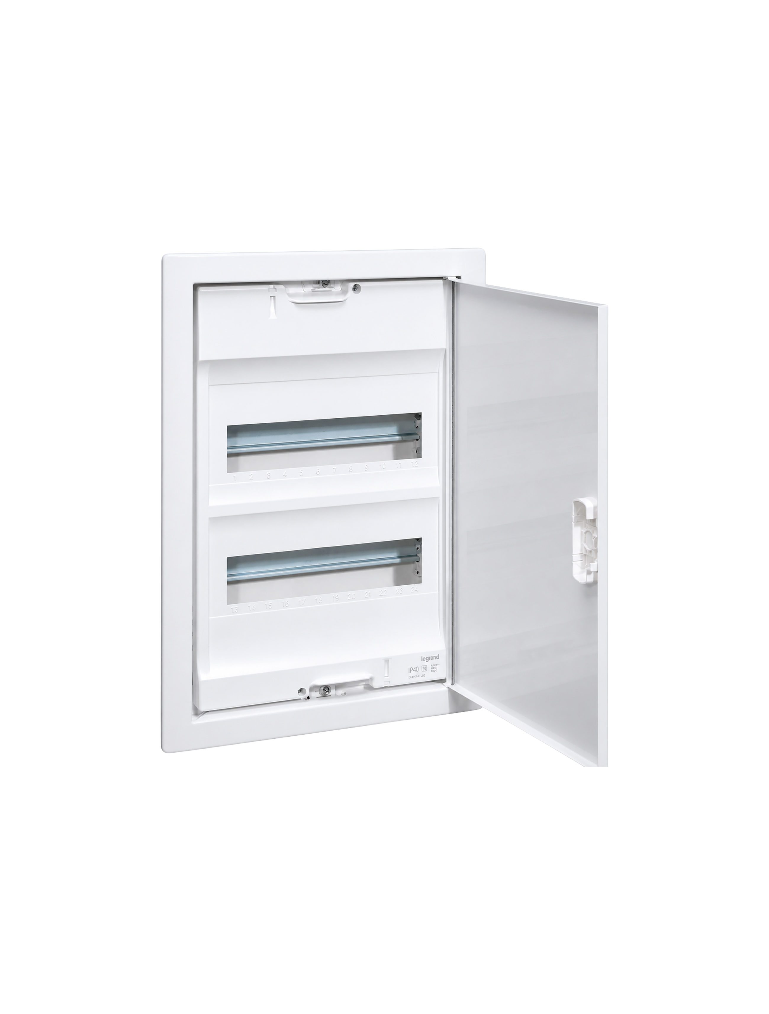 Panou distrib incastr Nedbox 12+2 mod. ușă metal LR