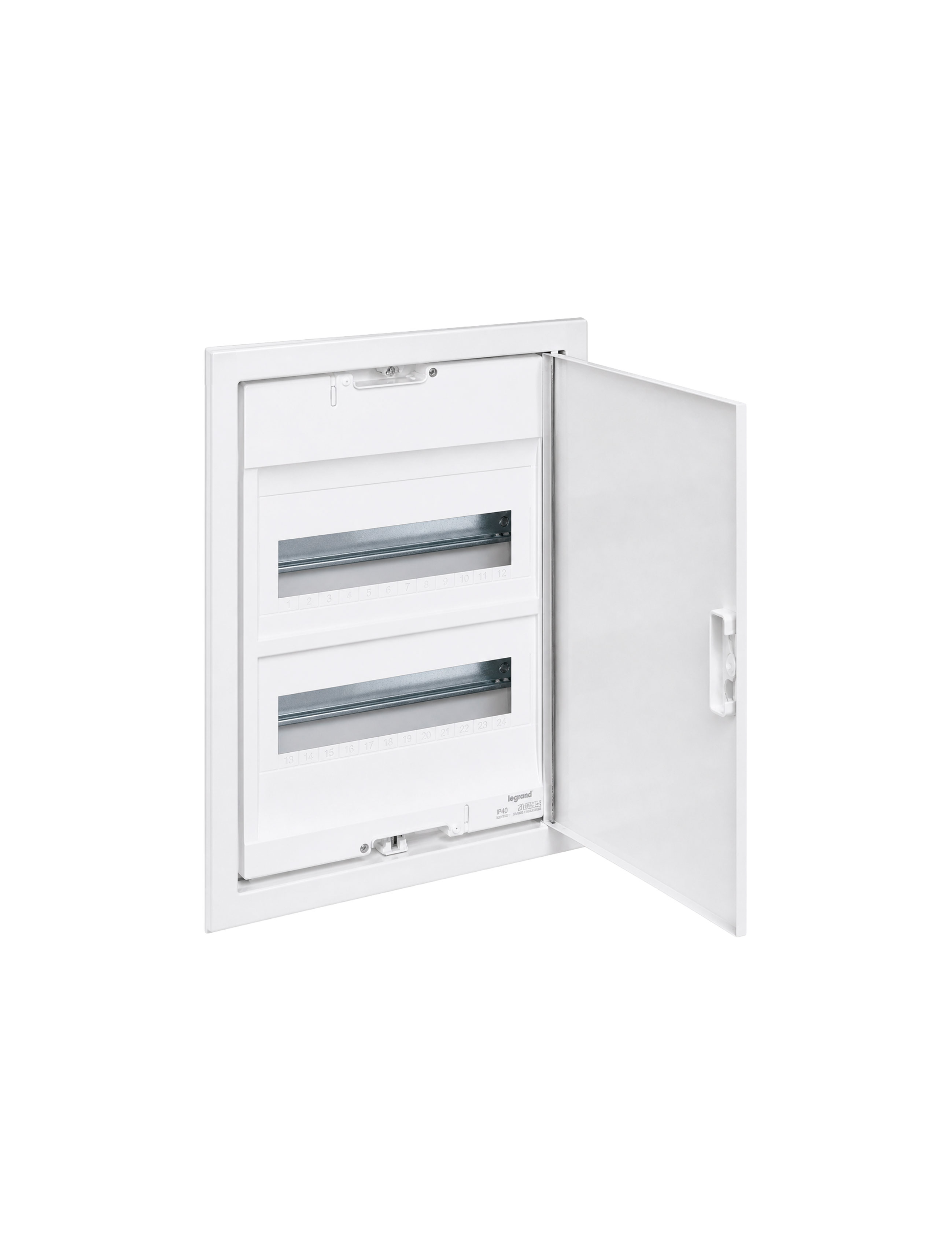 Panou distrib incastr Nedbox 24+4 mod. ușă metal LR