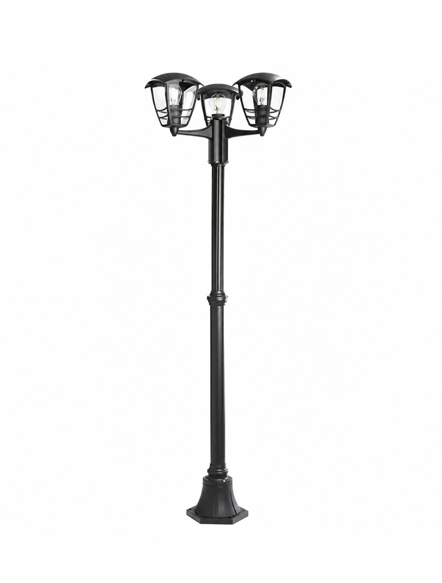 * Corp de grăd. 3*60W 230V E27 2M negru PHILIPS