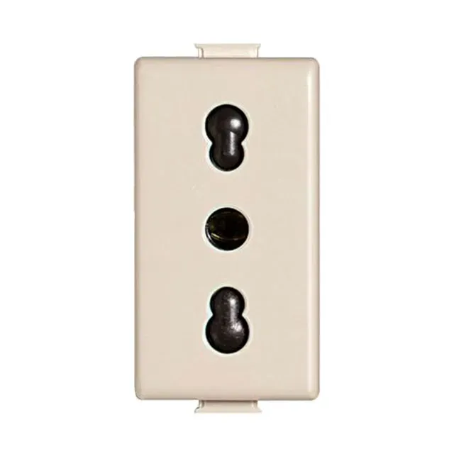 Priză 2P+ E 10 A 1m Matix bej A5180