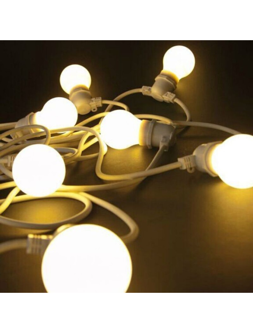 Ghirlandă fără bec 10xE27, 5m White