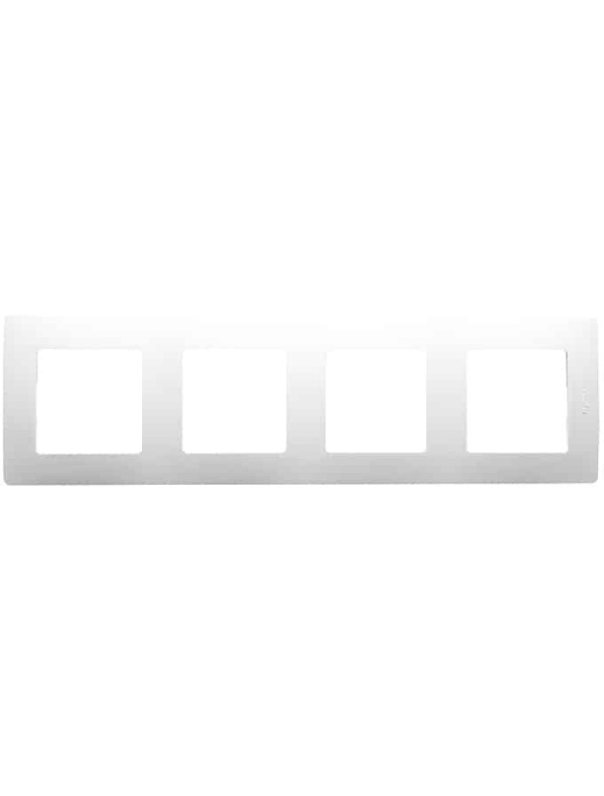 Ramă 4 post, albă Niloe