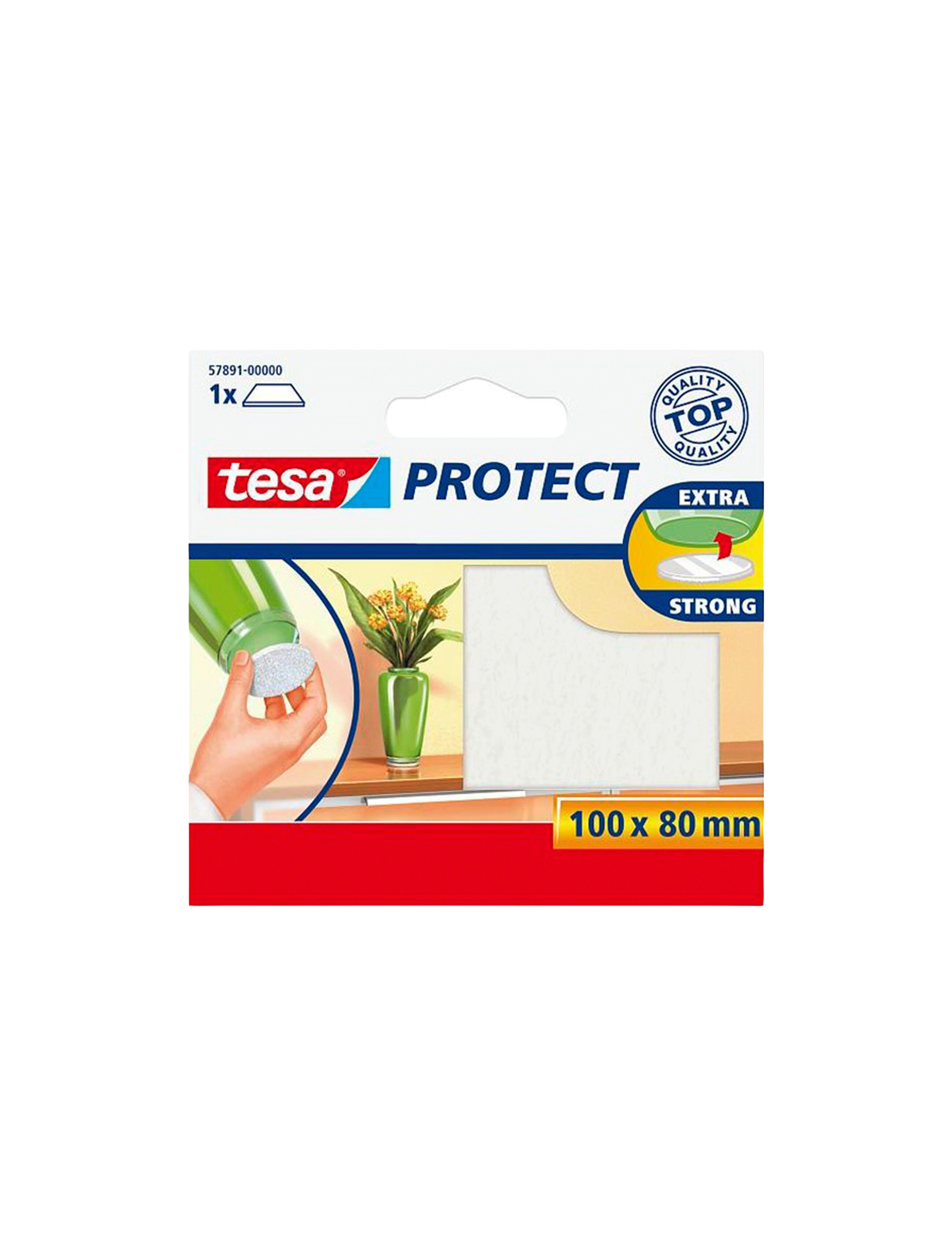 Protectie antiscratch alb, 100x80mm
