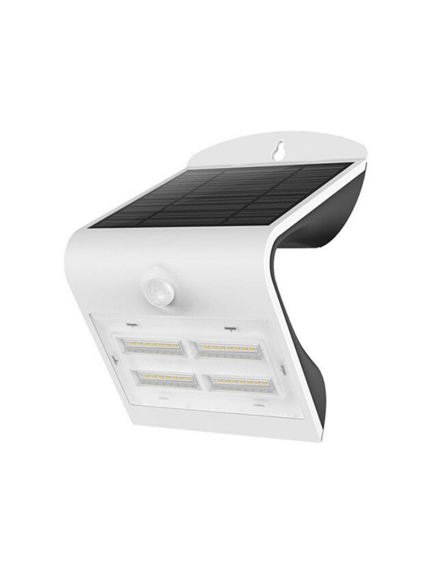 Felinar LED 2W 260Lm cu baterie solară Li3.7V 1200mA+senzor120grade 6m IP65