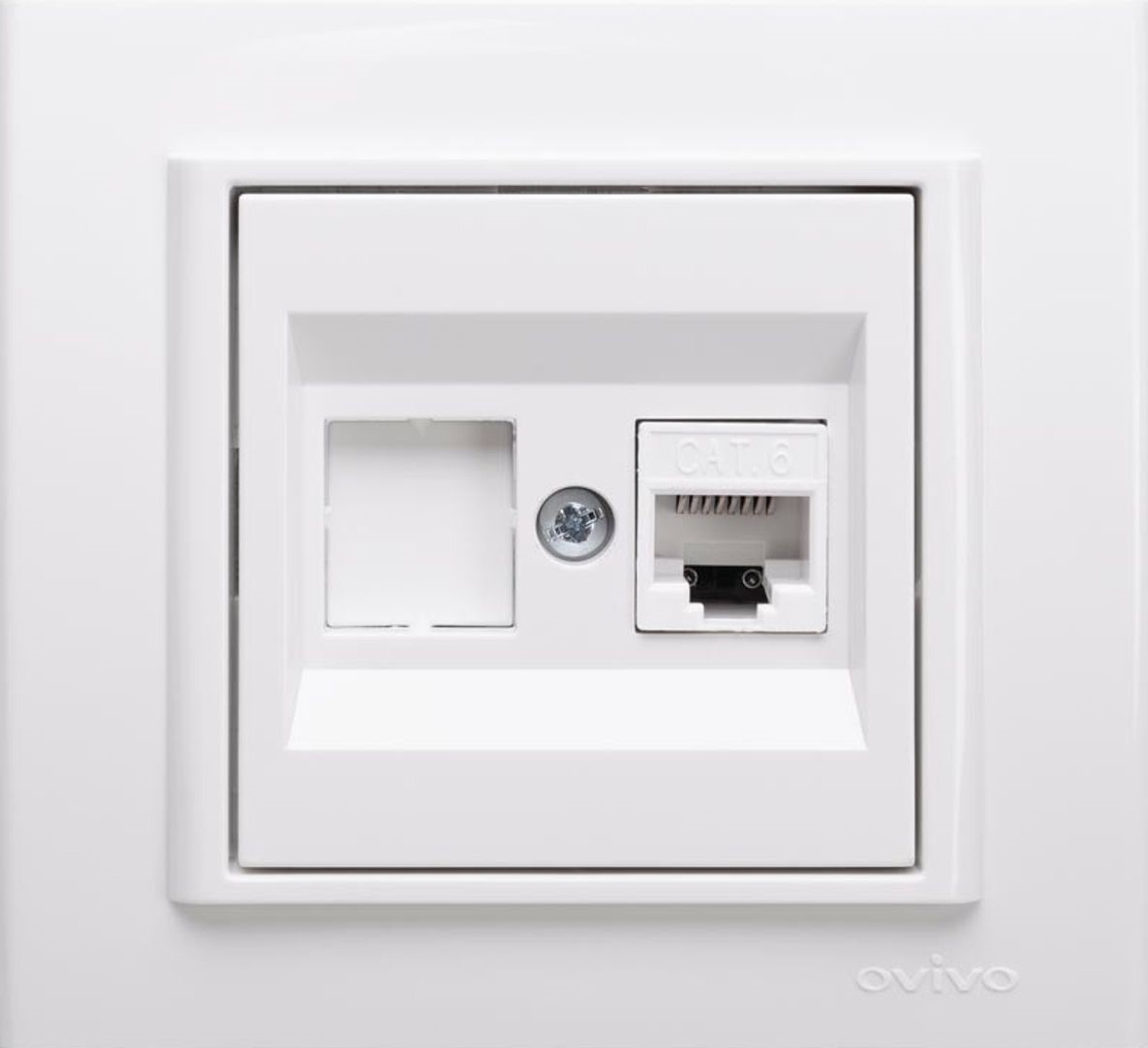 Priză date(RJ45 CAT6)ST 1/12/60(albă)401-XX0300-229 BDY MINA