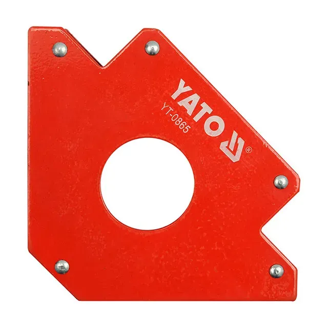 Магнитный сварочный зажим 122x190x25 YATO