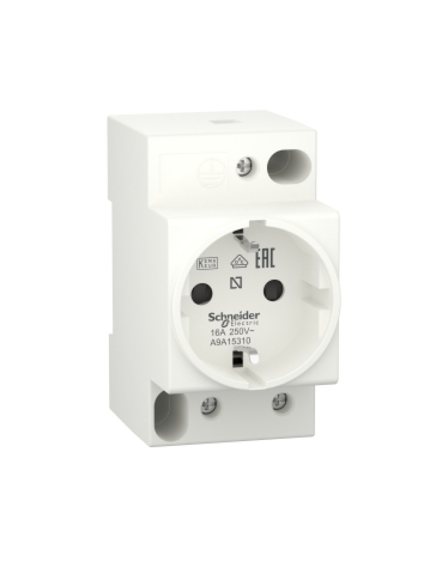 Priză pe șină  DIN 35 iPC 16A 2P+ PE SCHNEIDER
