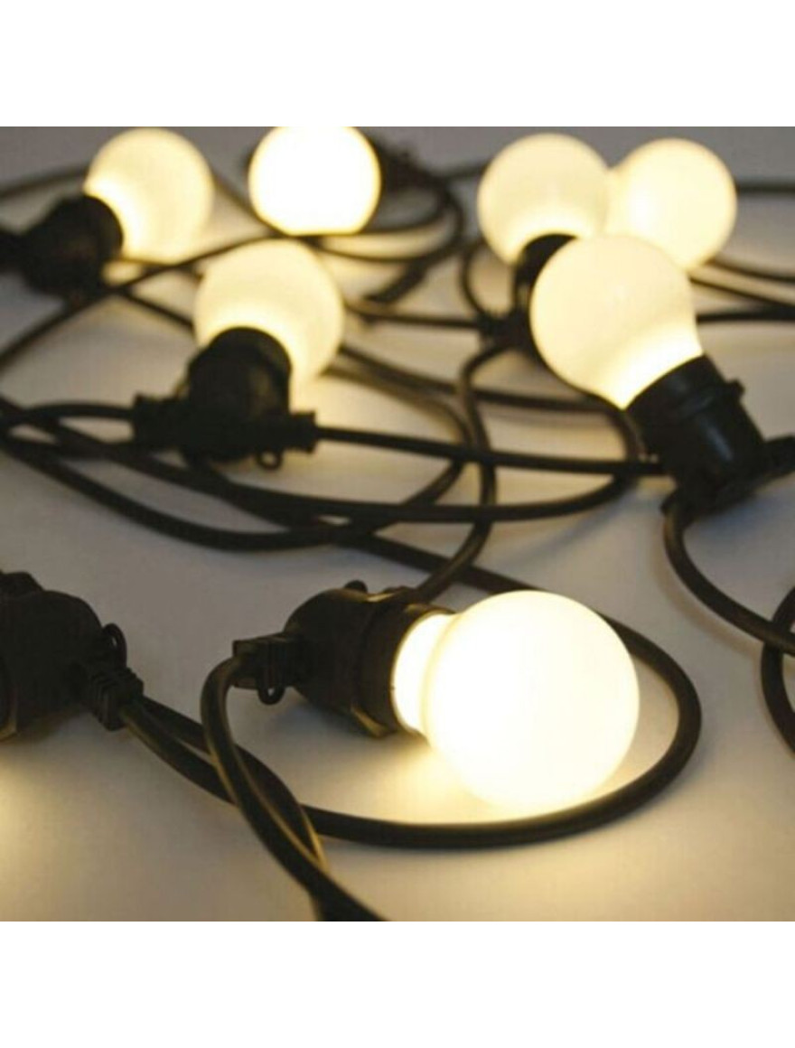 Ghirlandă fără bec 20xE27, 10m Black