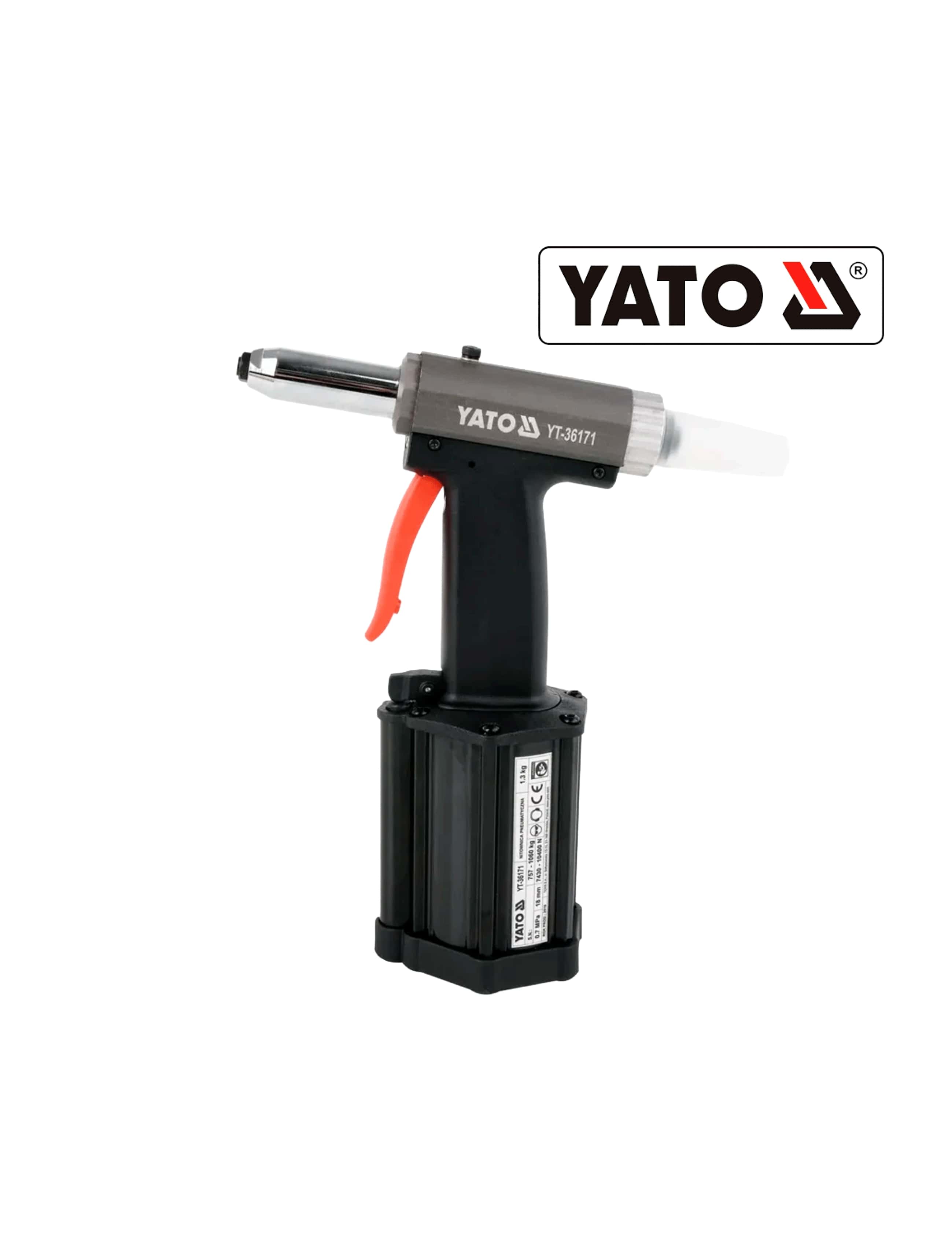 * Presă de nituit pneumatică 2,4-5,0MM YATO