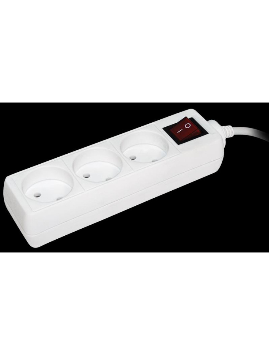 Prelungitor U3K-intr.3 locuri 2Р/5metri   2х0.75mm2  10А/250 IEK