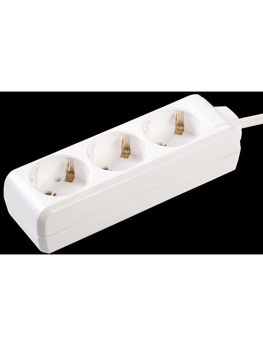 Prelungitor U 03 3  locuri  2Р+PЕ/5metri  3х1mm2 16А/250V  IEK