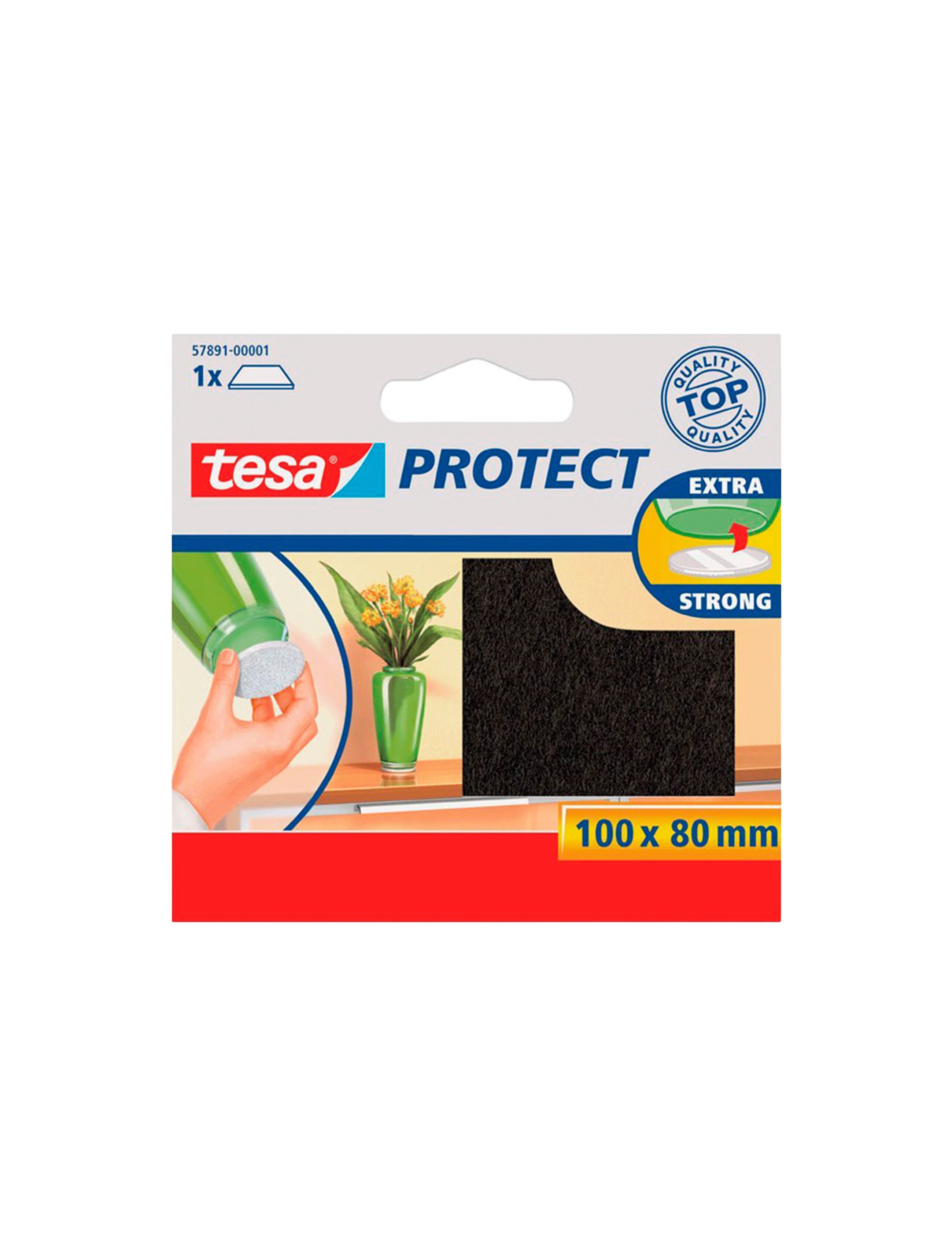 Protectie antiscratch maro, 100x80mm