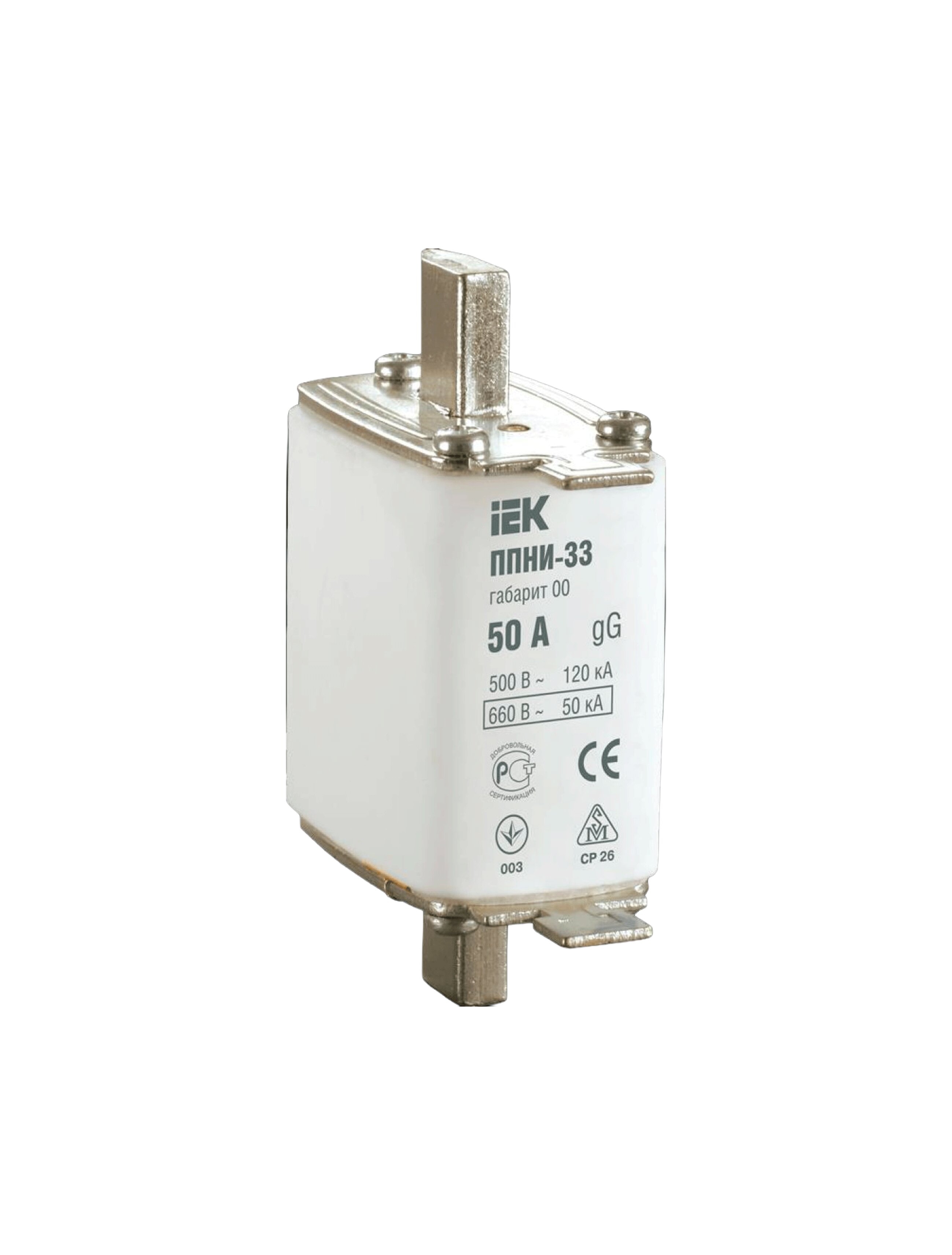 Cartuș fuzibil PPNI-33, mărime 00, 25А IEK