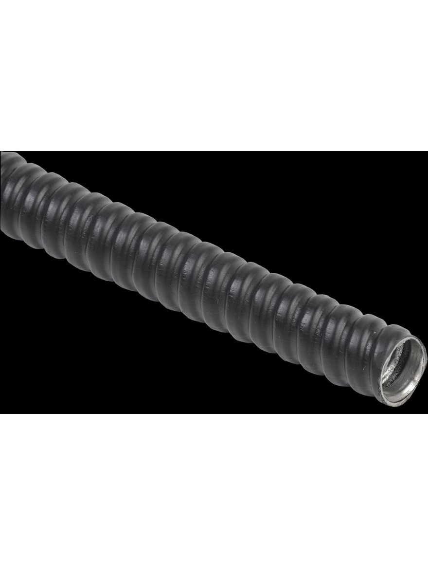 Furtun metalic izolat RZ-TP-15(50m)negru IEK