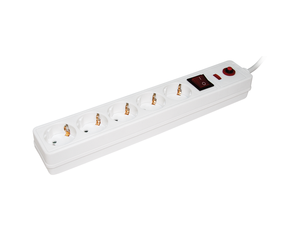 Filtru de rețea SF-05К 5 locuri 2Р+PЕ/1,5metri   3х1mm2  IEK