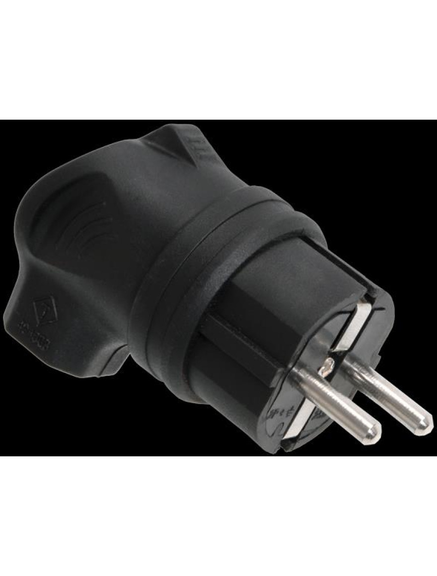 Fișă VBu3-1-0m 90 grade OMEGA  IP44 IEK (30buc/cut)