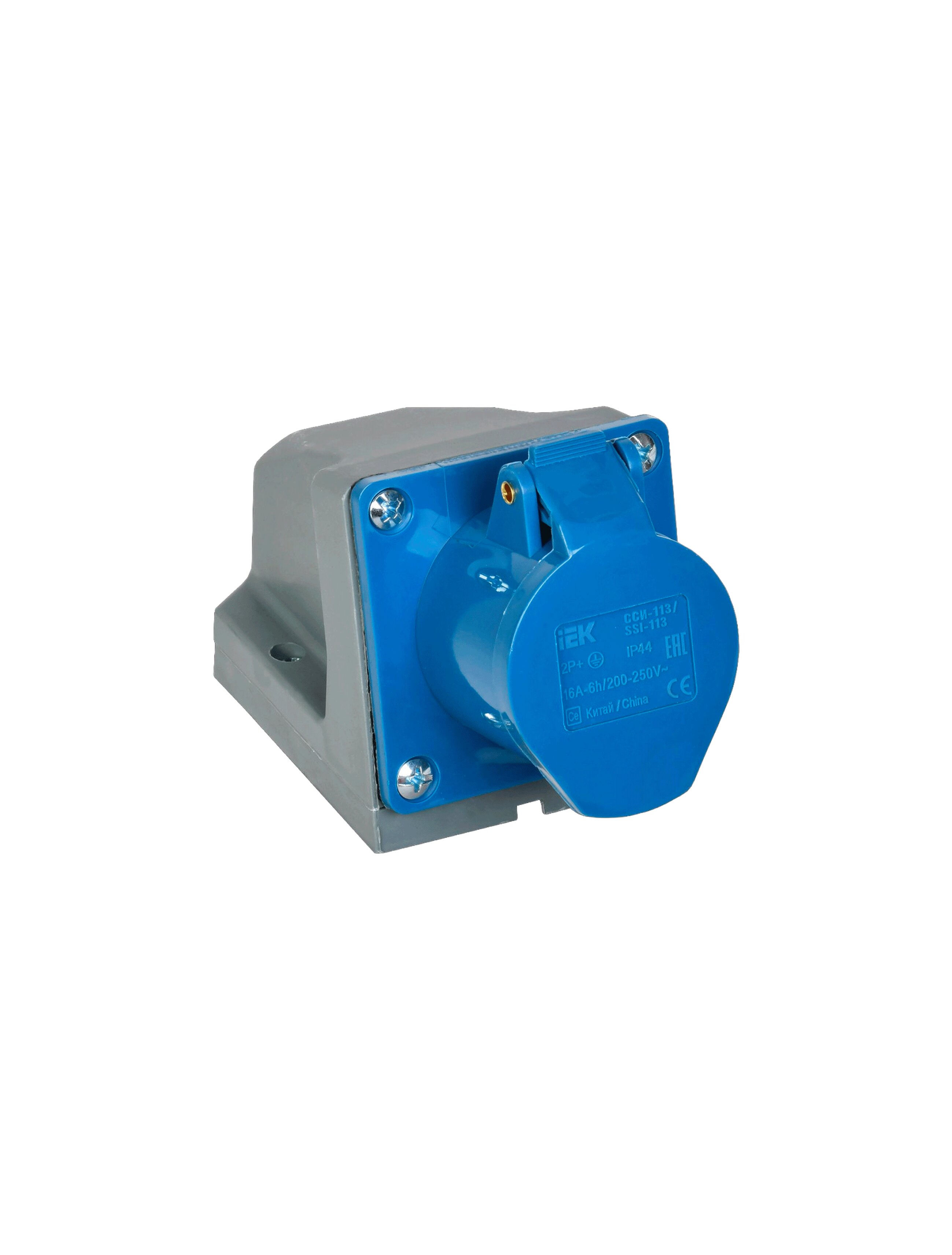 Priză fixă 113  2Р+РЕ 16А 220V IP44 IEK