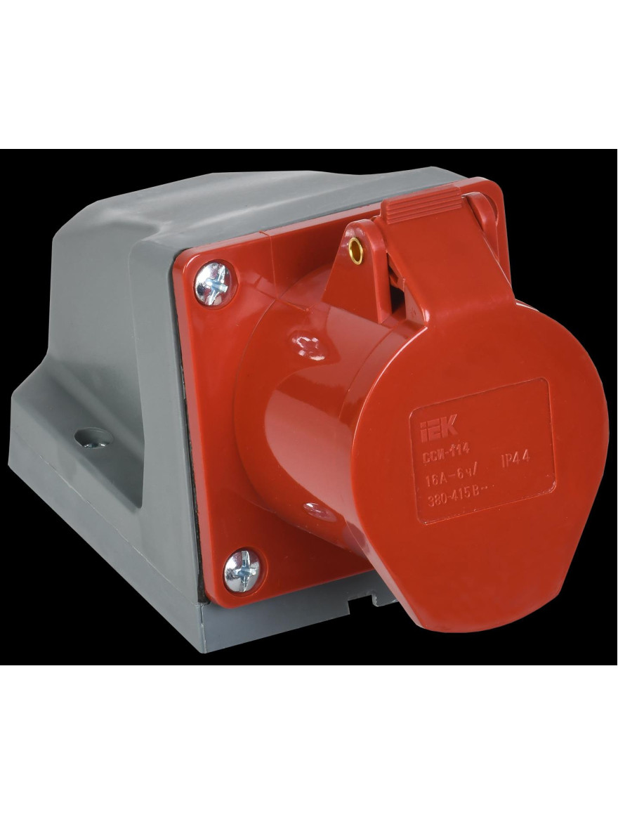 Priză fixă 114  3Р+РЕ 16А 380V IP44  IEK