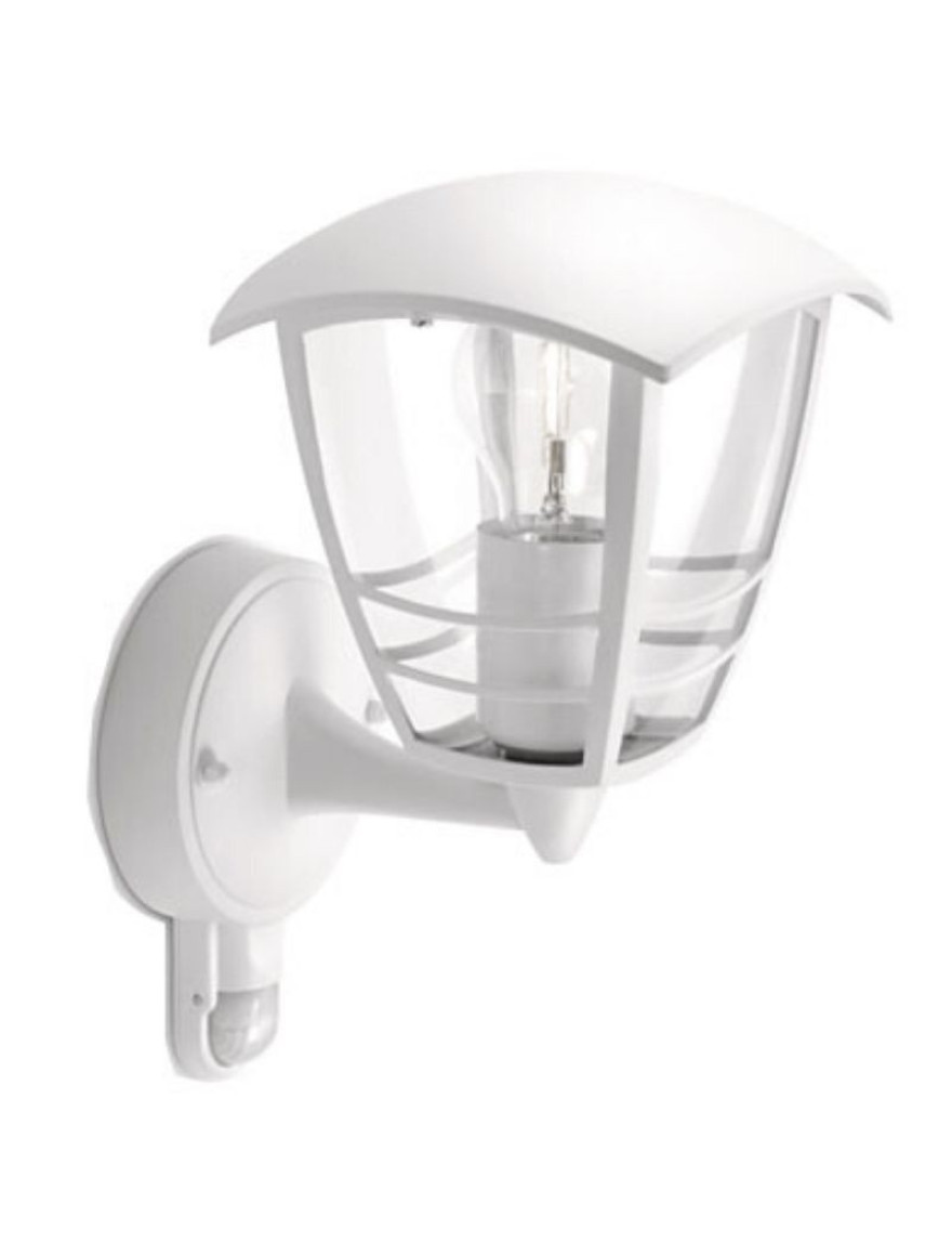 * Corp de perete CREEK 60W 230V E27 IP44 Senzor alb PHILIPS