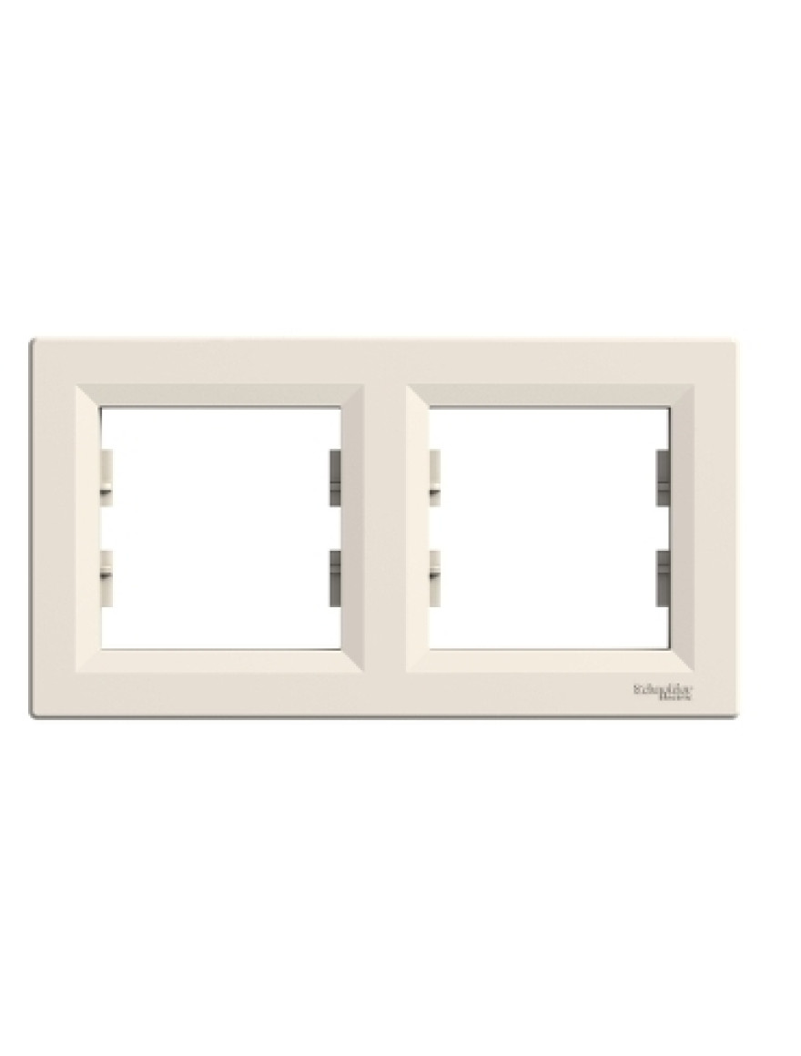 Ramă IZOL.PL 2 Asfora Crem SCHNEIDER