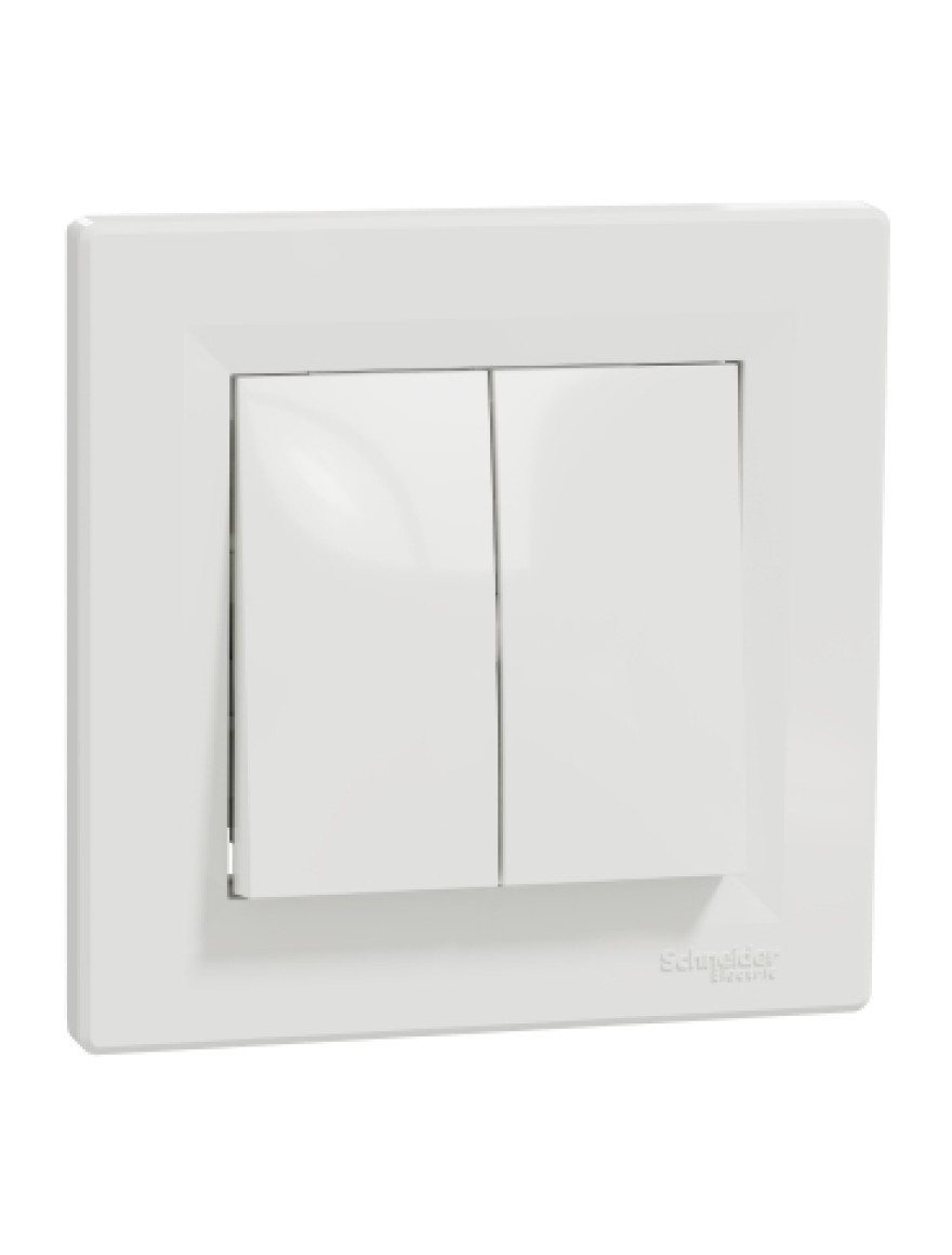 Înrerupător dublu inter. 10A 250V Asfora SCHNEIDER