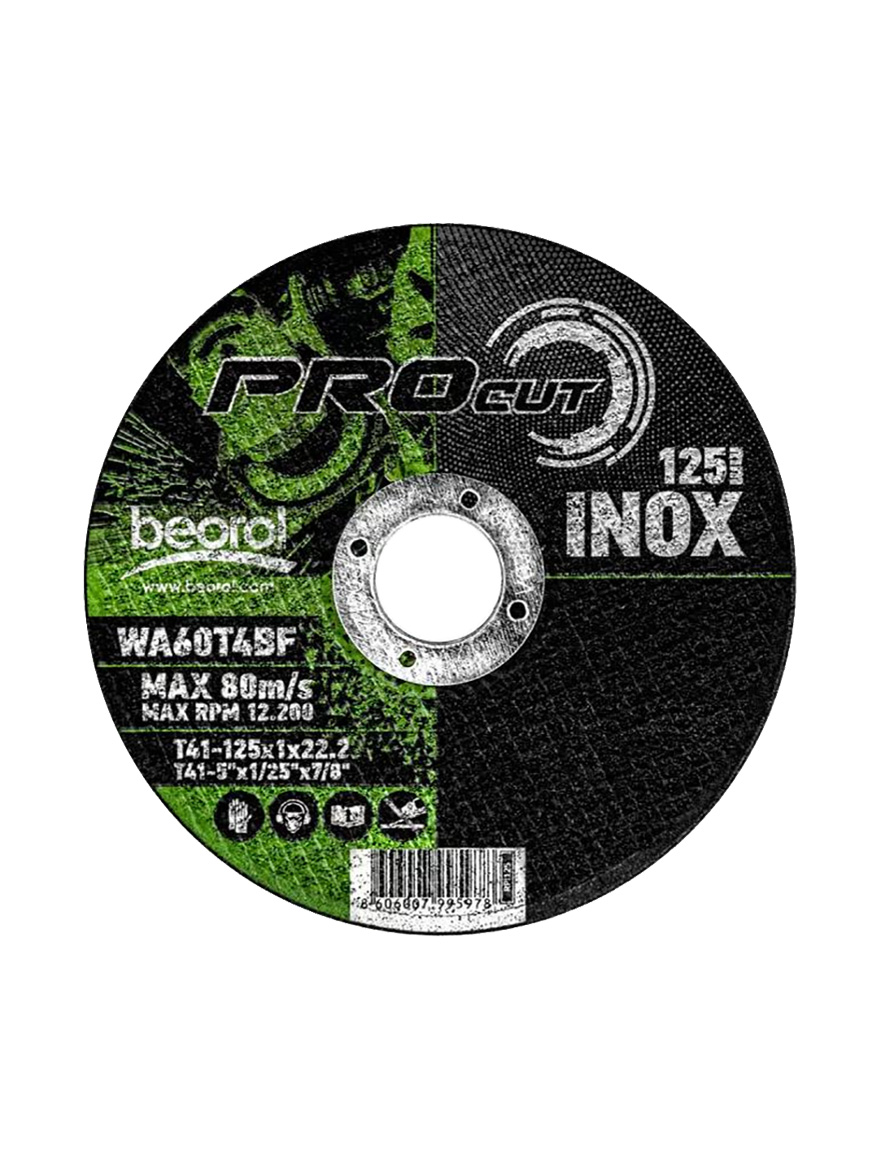 Disc debitare metal inox 125*1.0*22mm RP1125  Beorol