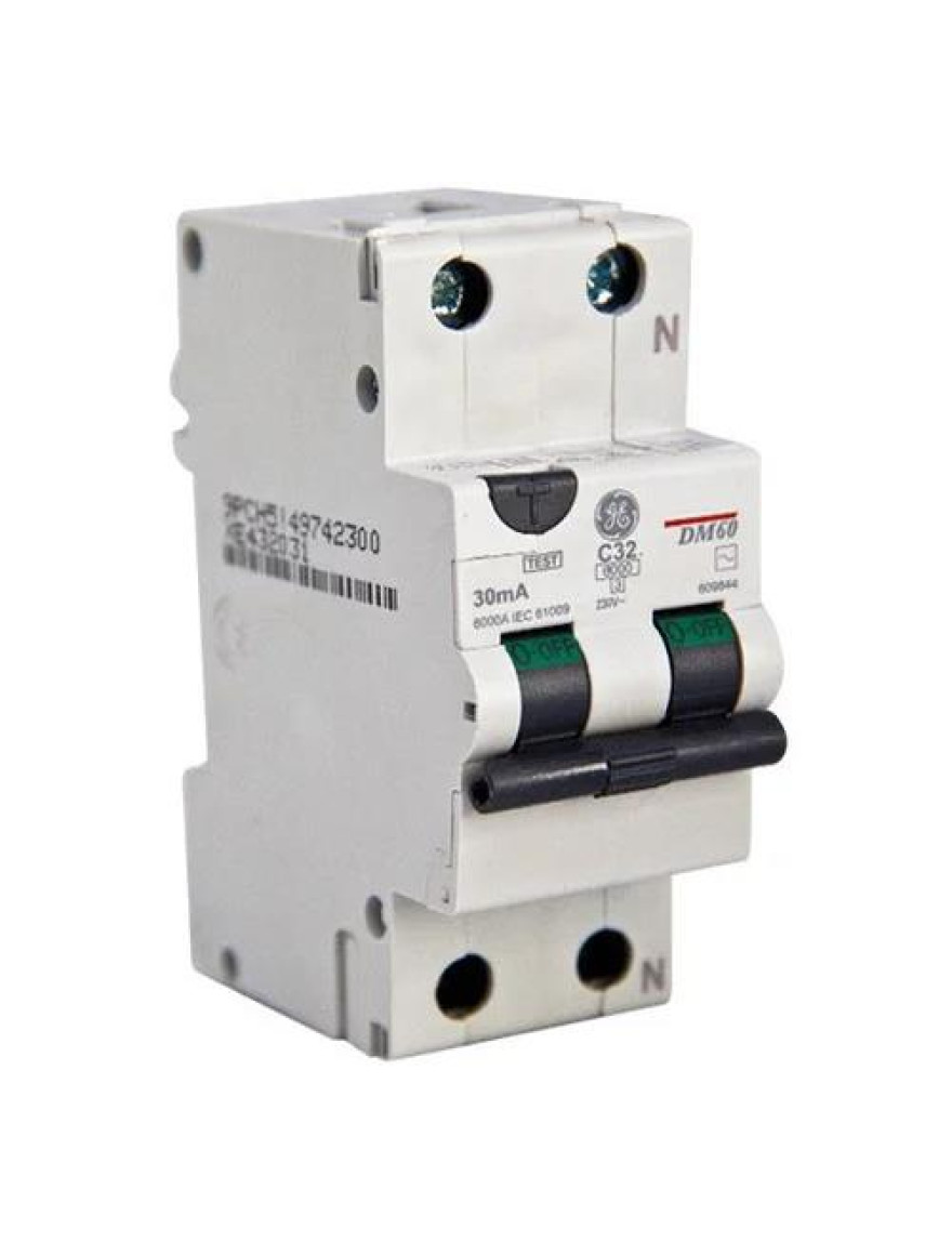 Întrerupător automat dif. DM60C32/030 2P AC, 6kA