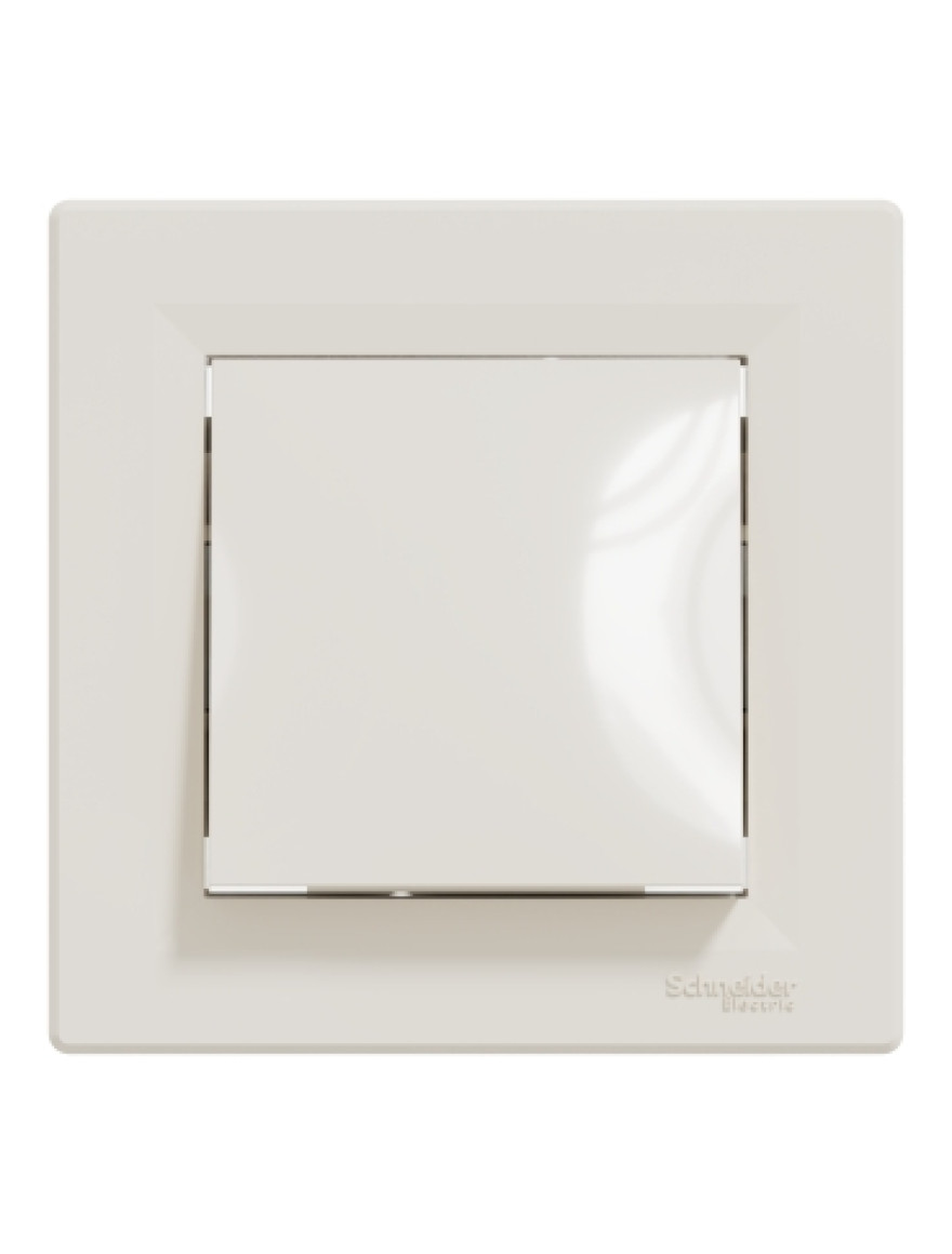 Întrerupător unit. inter.cruce 10A 250V Asfora Crem SCHNEIDER