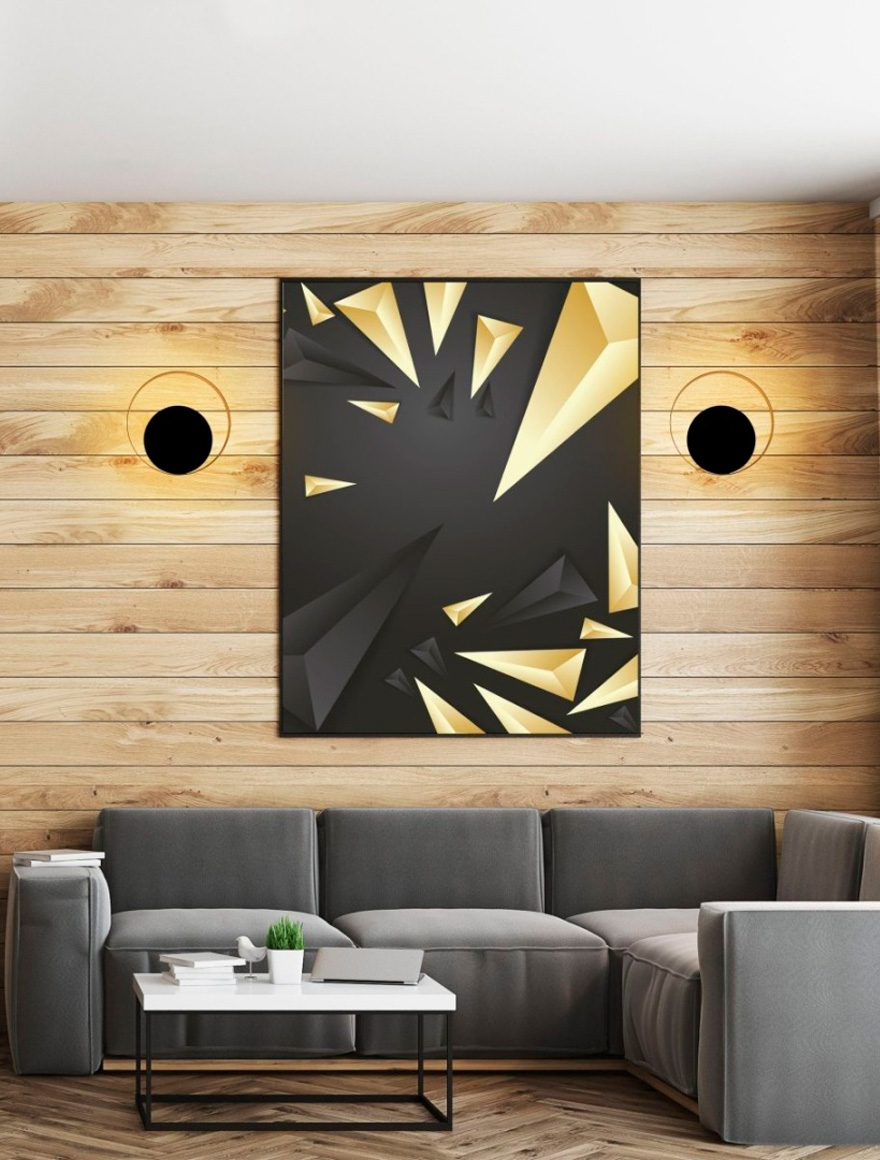 Aplică JH-282 D26xH26, G9x3W, Metal, Black LuminaLED