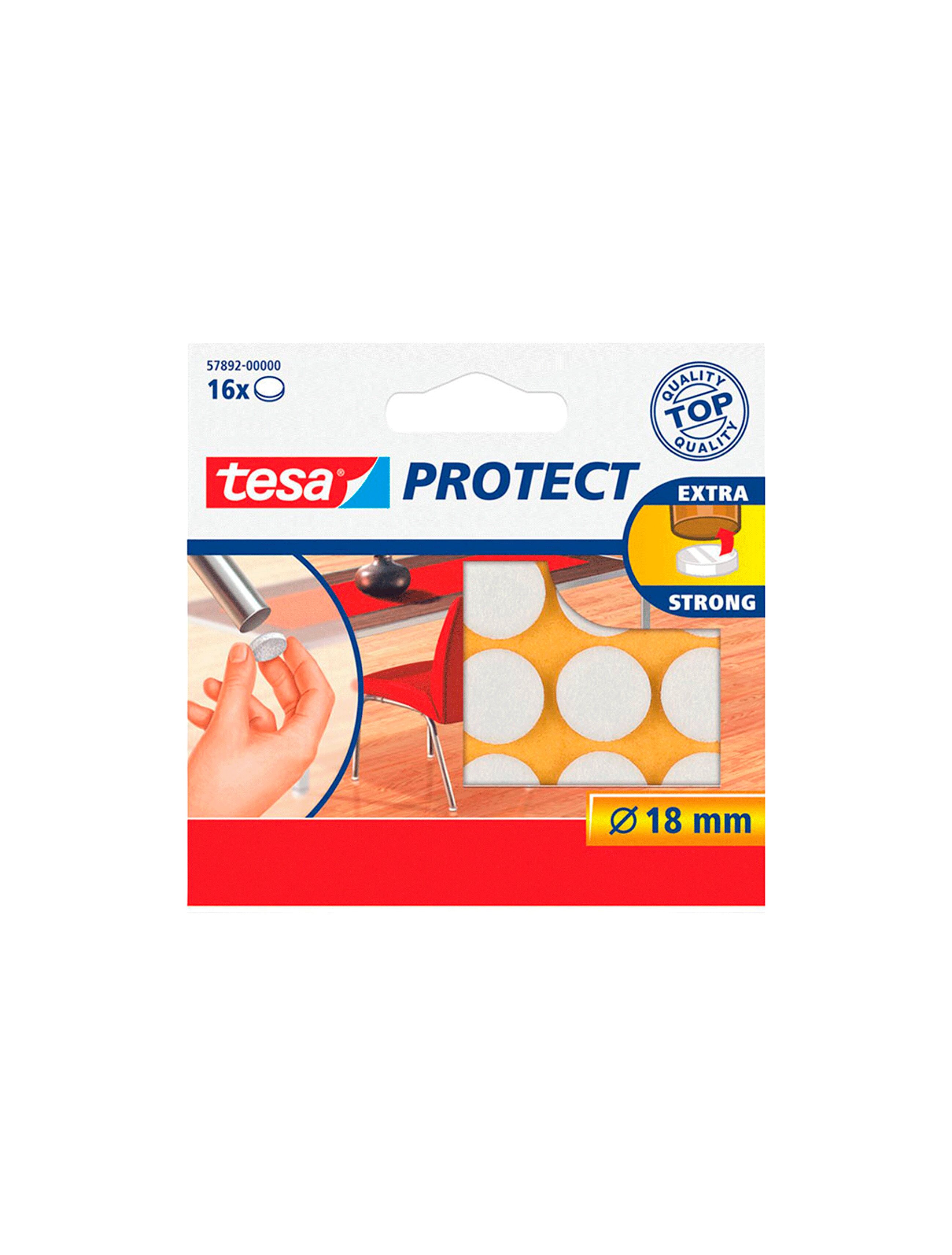 Protectie antiscratch alb, 18mm